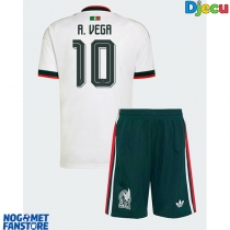 Meksiko Alexis Vega #10 Gostujuci Dres za djecu SP 2026 Kratak Rukav (+ Kratke hlače)
